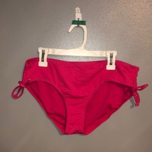 Hot pink bathing suit bottoms!
